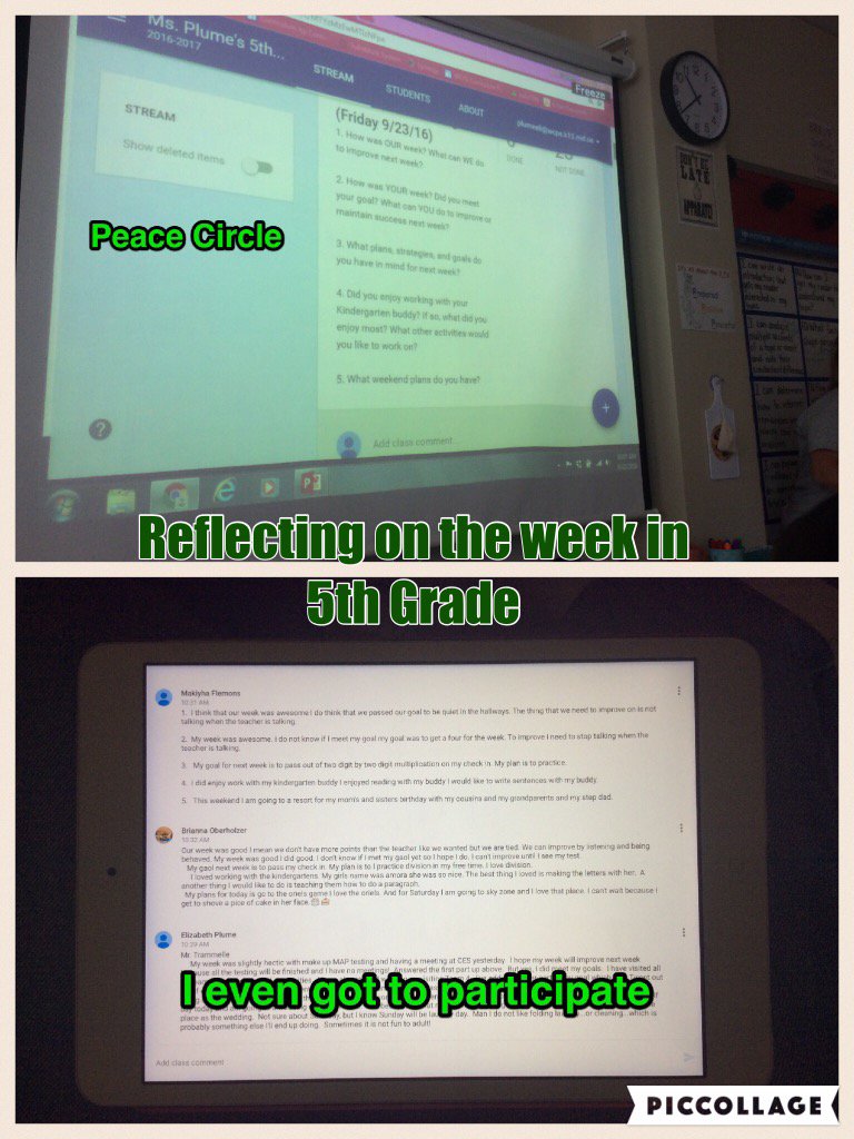 <a href="/PangbornES/">Pangborn Elementary</a> <a href="/PlumeEli/">Beth Plume</a> uses technology for Ss to reflect on the goals they chose for the week