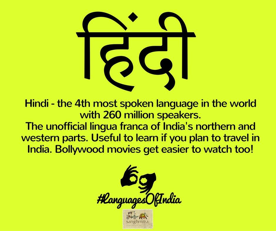 If you travel to India, hindi should be on your #todolist.  

#LanguagesOfIndia #HIndi #StoriesBySanghmitra #Travel #India