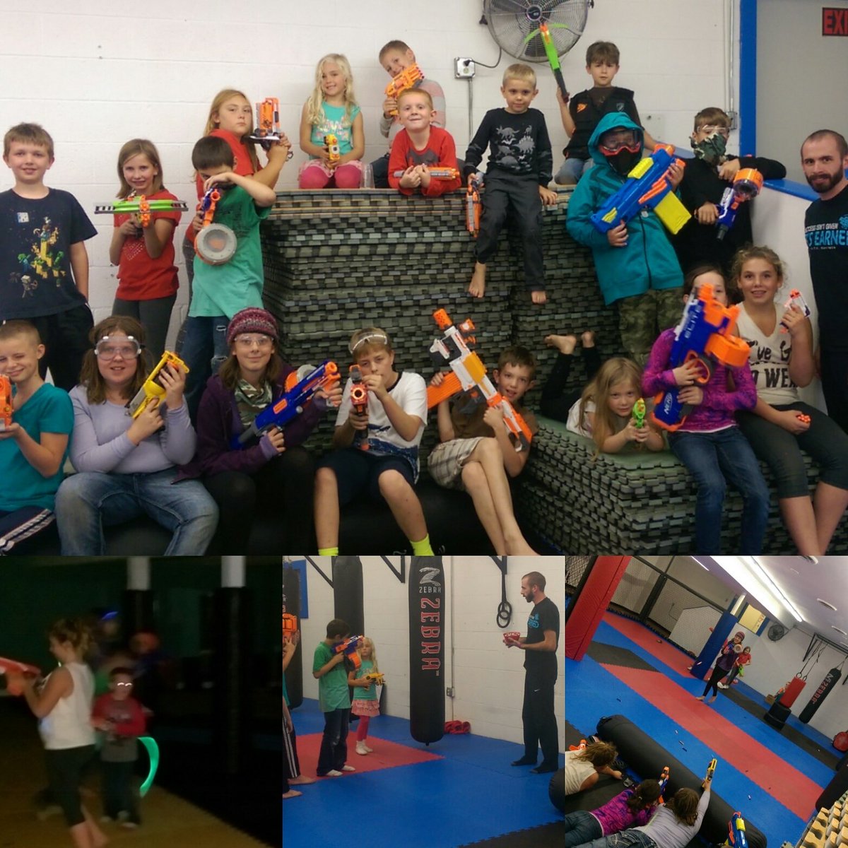 WTAAnnadale's tweet photo. Parents night out Nerf style. #martialarts #WTAAnnandale #nerf #instructors https://t.co/5yB6pejsRB