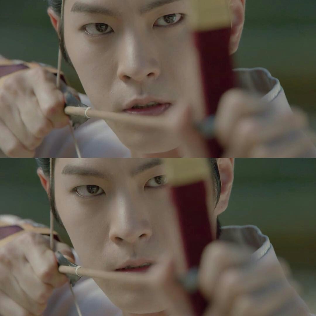 ch_sj2013's tweet photo. Panah hatiku bang~ 😍😍😍 #eaaa #ScarletHeartRyeo #3rdPrince #WangYo #EvilPrince #HongJongHyun https://t.co/X8dVCtBtGs