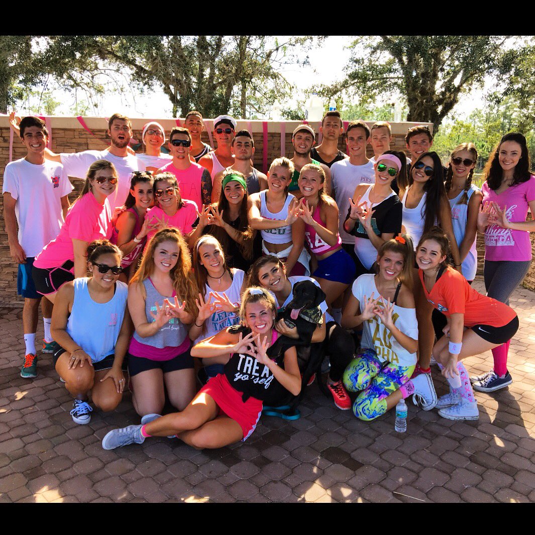Pike_FGCU's tweet photo. Raising money for a great cause while doing Zumba with the ladies of @FGCU_ZTA . How much better can life get? #fgcu https://t.co/PkOUxLuX5y