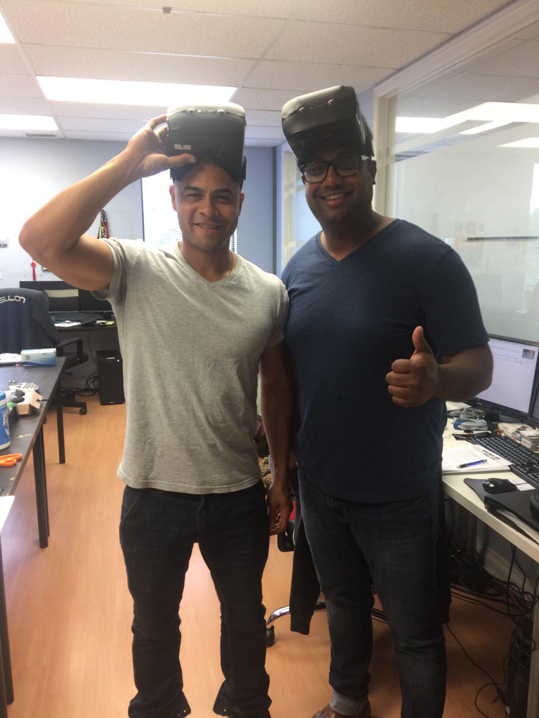 Look who popped by the <a href="/SulonTech/">Sulon Technologies</a> HQ the other day. Such a great honour <a href="/JP_Cantillo/">José Pablo Cantillo</a>! #SULONQ