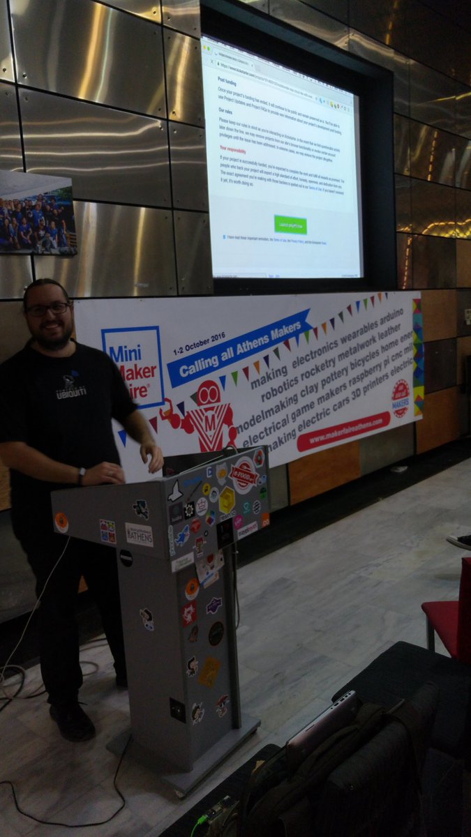 #ESP32 and #ESP8266 cloud IDE with OTA just launched in <a href="/iotathens/">Athens IoT Meetup</a> by <a href="/tzikis/">Vasilis Georgitzikis</a> get your perks now!
kickstarter.com/projects/10146…