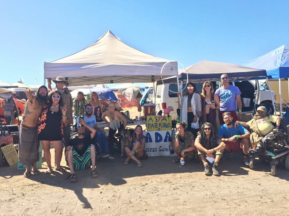 The symbiosis accessible festivals team!