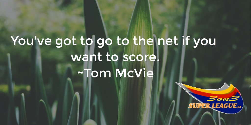 3on3superleague's tweet photo. You've got to go to the net if you want to score
Tom McVie
#3on3hockey #aaa3on3 #aaahockey #aaatournaments https://t.co/Y6MbLskpF2