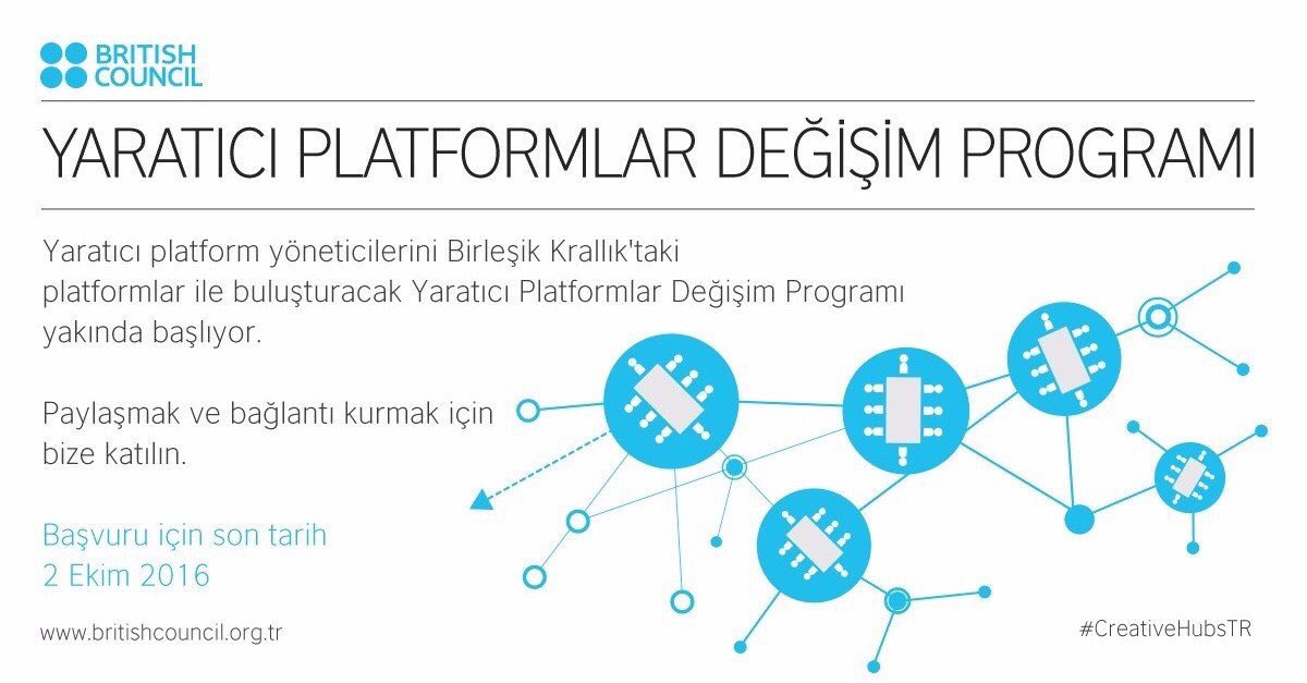 AhmetCanTekin's tweet photo. Yaratıcı Platformlar Değişim Programı ile çalışmalarınızı Avrupa'ya taşıyın. #CreativeHubsTR https://t.co/gKQczKmPky… @UKAmbRichard https://t.co/tscKbX9TRc