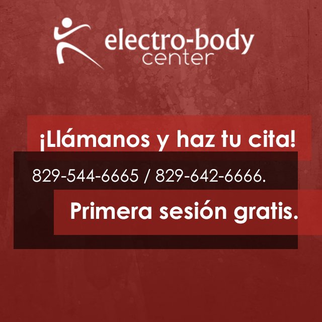 electrobodyc_rd's tweet photo. Contáctanos para hacer tu cita, recuerda la primera sesión es totalmente gratis. #ElectroBody #Fit #EMS #Electrofitness https://t.co/8xqF3mL6hw