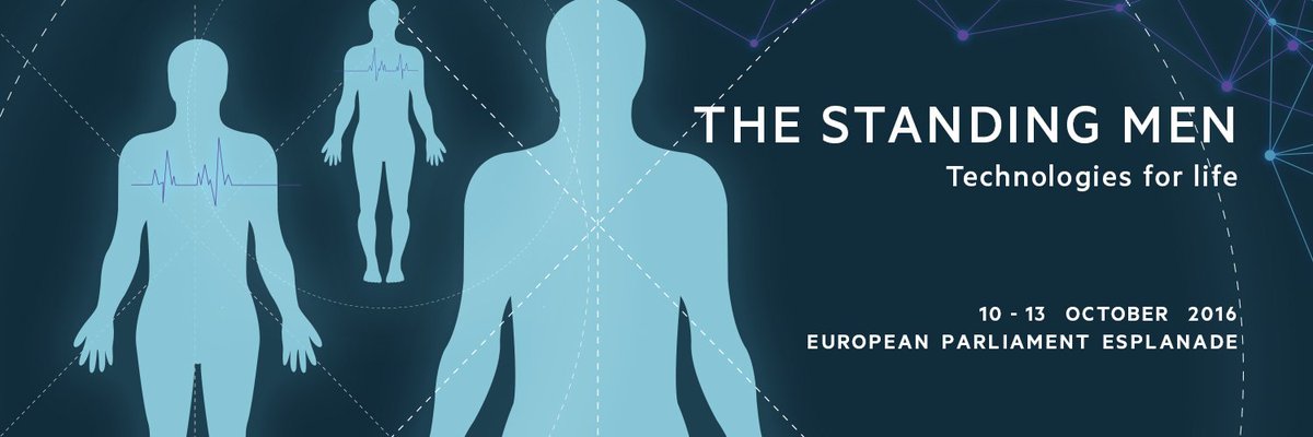 medtecheurope's tweet photo. Who are The Standing Men? #StandWithMedTech and meet them on the @europarl_en esplanade from 10-13th of October! https://t.co/yVW5Yyr9NH https://t.co/7gOy5du1vm