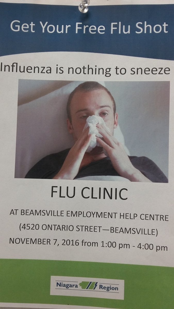 Faith_Lowe01's tweet photo. Time to get ready for #fall the &amp; #flu season. #flushot Nov 7 @EHCWestNiagara #LincolnON @NiagaraRegion https://t.co/dBSyQ8LIFJ