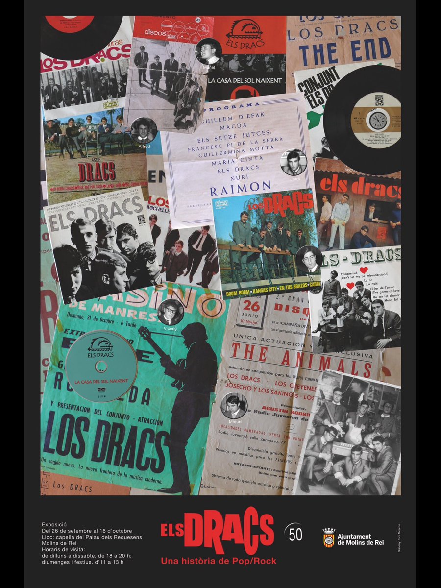 D'aquí unes hores <a href="/jrcasals/">Joan Ramon Casals</a> i <a href="/xavipaz/">Xavi Paz</a> inauguraran l'exposició. #MolinsdeRei #lanovacanço #concentric #elsdracs50anys #fmmolins #edigsa