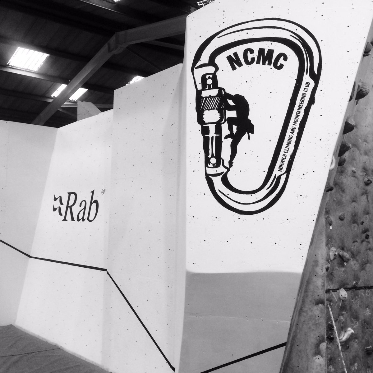 HighballNorwich's tweet photo. Highball supporting NCMC @NorwichClimbing after Thomas put in some hours painting these fresh walls . https://t.co/hfQzgAqTD4