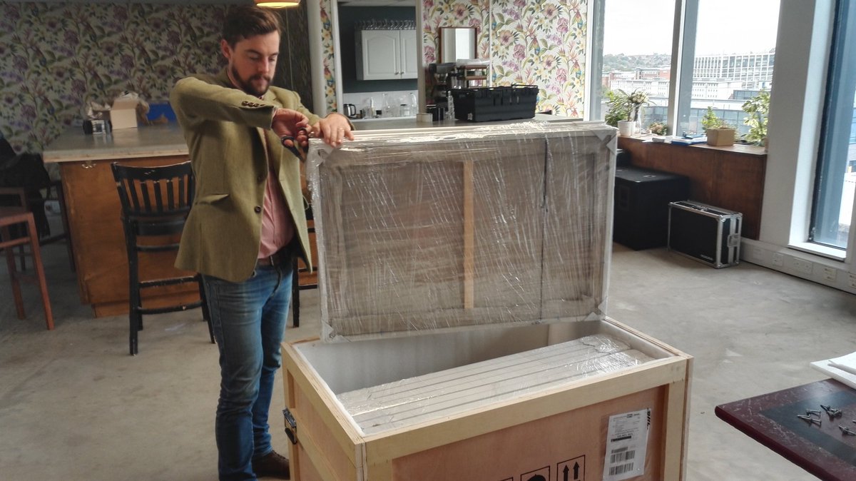 Unpacking Mao Kai's work, fresh from China. Preview on 7th October!