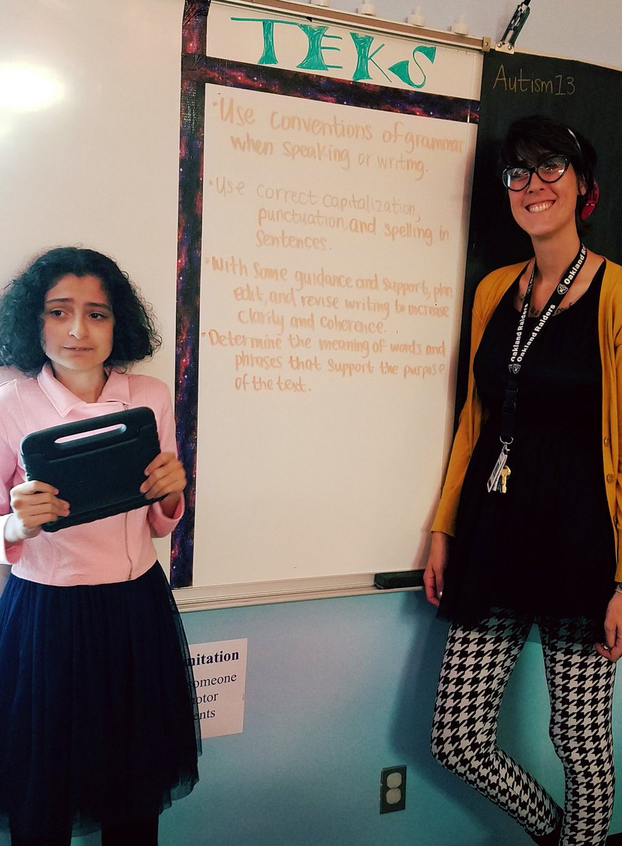 LizRyanEDU's tweet photo. #DAILYTEKS My S and I both wore Tule dresses. #notmadatya #FCC #SpEdTech #SpEd #specialneeds #fashionistas  @DeerparkMS @RoundRockISD https://t.co/TPcVWhrdqM