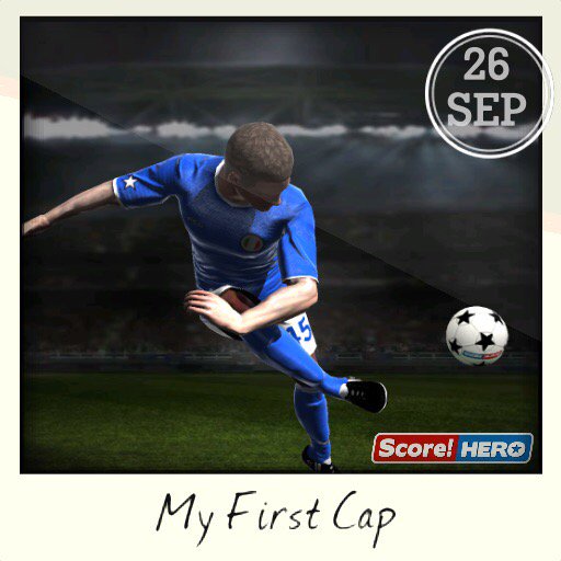 mijlachO's tweet photo. My First Cap #scorehero https://t.co/PhxaM5lUwz https://t.co/CqumLg0twn