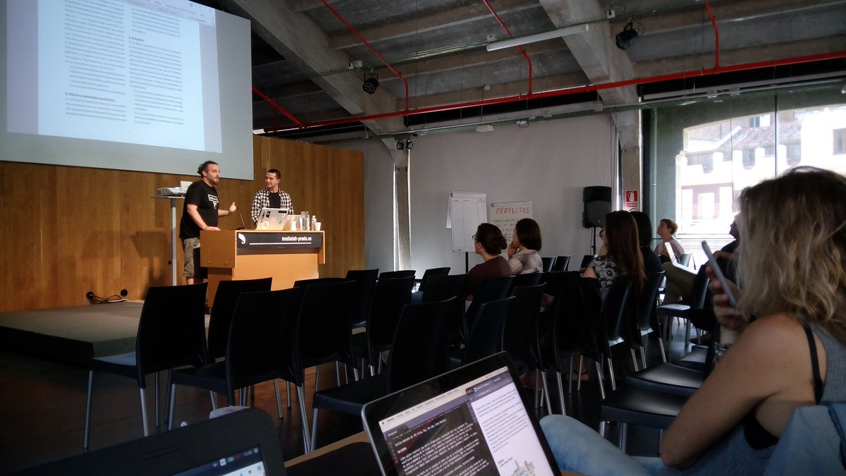 medialabMM's tweet photo. Siguen @iamsortiz y @llorensvaquer con #StaDatus en la presentación de proyectos #Visualizar16 #ciudadesabiertas
https://t.co/OCK5Dp0QVA https://t.co/fXQQHvyKvM