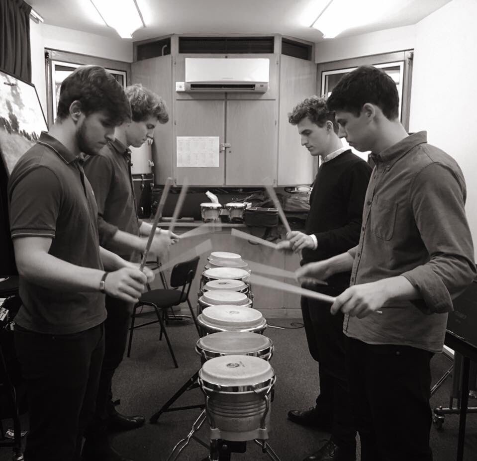 FixEnsemble's tweet image. Quick bit of rehearsal before going on the real life radio. Tune in to @BBCInTune @BBCRadio3 We'll be on at 6.30pm.
