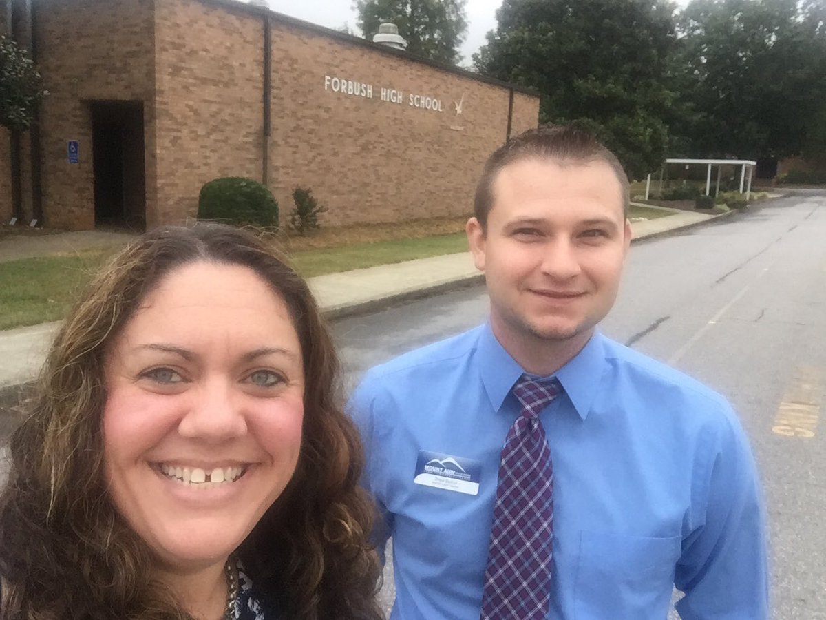 WillardPenny's tweet photo. #MAPSS travel day in @yadkincoschools #Forbush #TechnologyPDday @DrToddMartin @myrascox1 Thank you for having us! https://t.co/h03gdpBDK7