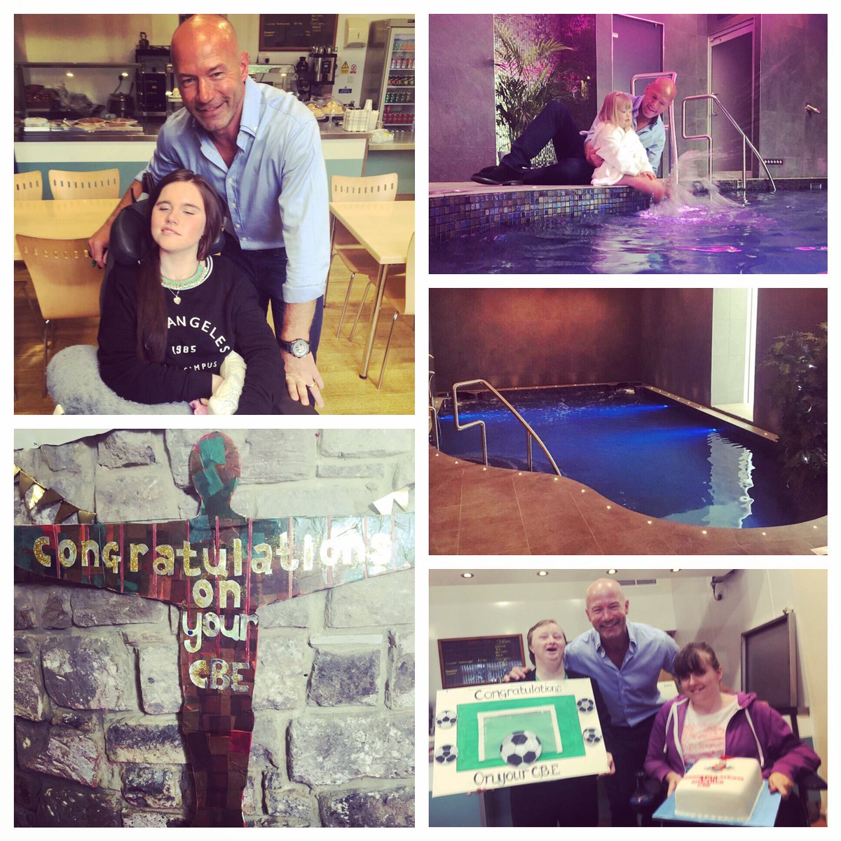 alanshearer's tweet photo. Fantastic morning with the @AlanShearerFndn for the official opening of the new hydrotherapy suite. #disabilitycentre https://t.co/WnhvjO1iSd