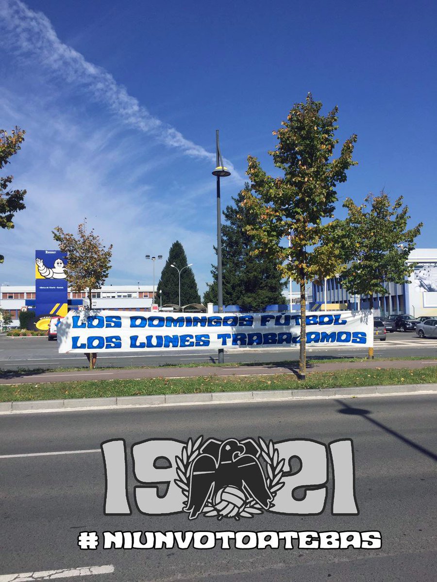 Iraultza1921's tweet photo. NO AL FÚTBOL ENTRE SEMANA!

#NiUnVotoATebas https://t.co/fyaDmjlNHt