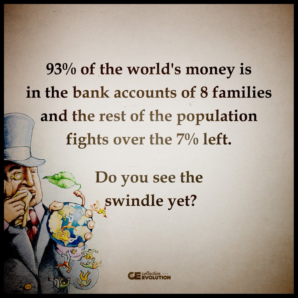 CollectiveEvol's tweet photo. Do you see the swindle? - Via @CollectiveEvol https://t.co/iPz8nXdAzh