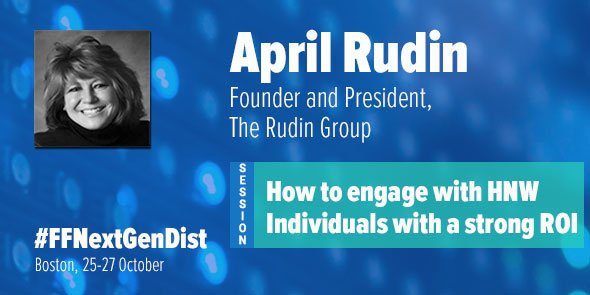 FundForumEvent's tweet photo. How can you engage w. #HNW clients? @TheRudinGroup April Rudin will discuss @ #FFNextGenDist https://t.co/AEEpnba2rz https://t.co/RMjsDZeZxE