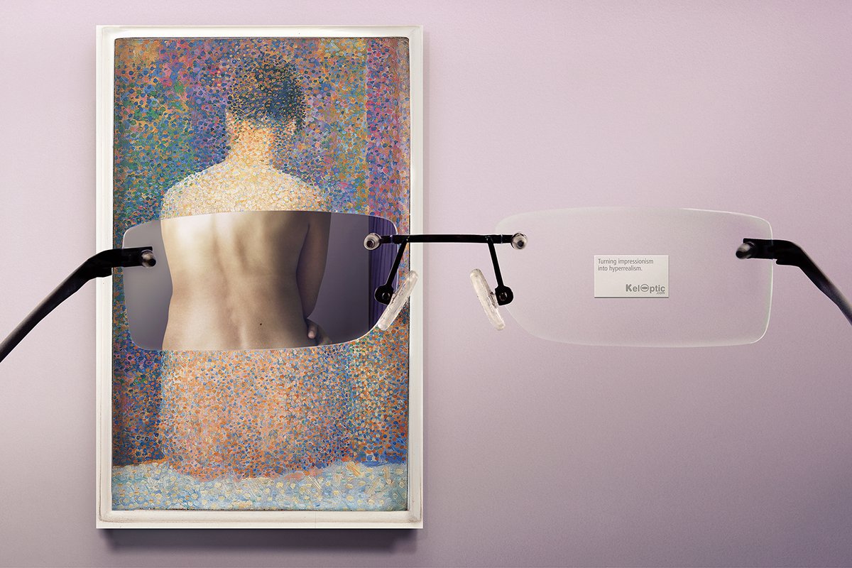 hungrydesigner's tweet photo. Dall'Impressionismo all'iperrealismo con #KELOPTIC by Éric Esculier. #creative #advertising #inspiration #hyperrealism https://t.co/rftK2IgDO3