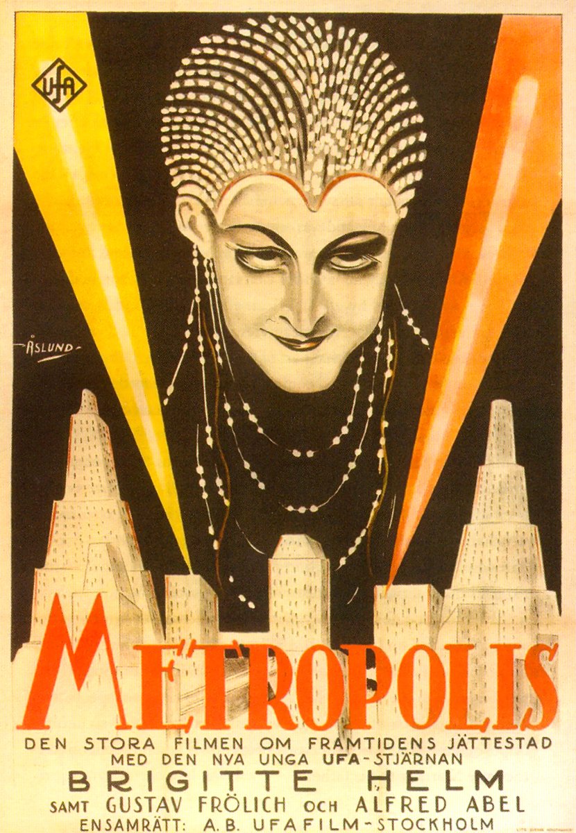 Film4's tweet photo. #4ClassicFilmPosters for Fritz Lang's Metropolis (1927) https://t.co/Jto9CtkdAL