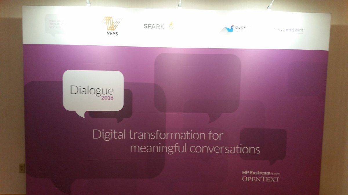 MEHegarty's tweet photo. It's a beautiful venue for #dialogue2016. @NEPSInc - proud to be a Platinum sponsor. @OTExstream https://t.co/lJF8tYjqM6
