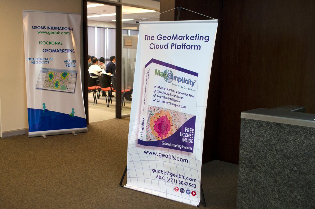 GeobisInt's tweet image. Recordando lo que se vivió en el evento de #lanzamiento de #MapSimplicity 3.0, el día 22 de Septiembre en la Camara de Comercio