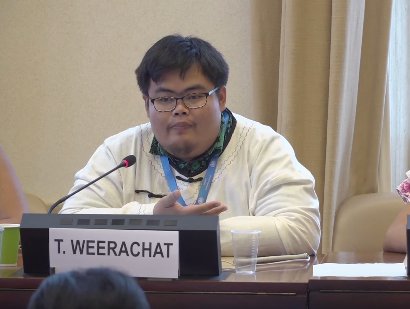 4accountability's tweet photo. Child rights is something that is really missing from the current development model- IAP's Tom Weerachat at #UNCRC73 https://t.co/jLY8SsZTmr https://t.co/WlnFXlivK2