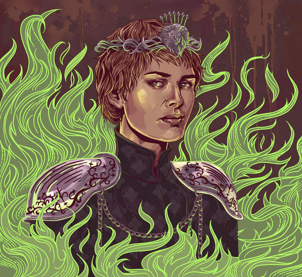 Fausto_Giurescu's tweet photo. QUEEN CERSEI
#IronThrone #LenaHeadey #CerseiLannister #GameofThrones #GOT #SongofIceAndFire #HouseLannister #HearmeRoar #ValyrianFire https://t.co/FHvhICqysp