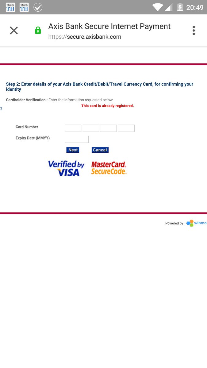 HanutM's tweet photo. @AxisBankSupport No avail through process mentioned in previous tweet. Neither is any transaction possible. https://t.co/XLu8uYN8iN