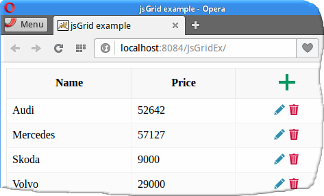 janbodnar's tweet image. HTTP GET, POST, PUT, DELETE manage data of jsGrid, data from Derby. @artem_tabalin zetcode.com/articles/jsgri… …
#ZetCode #webdev #programming
