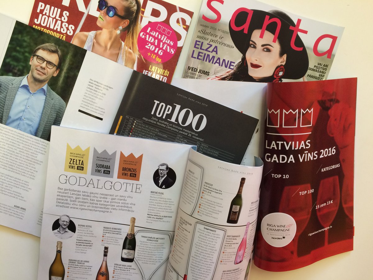 Konkursa Gada vīns rezultāti ir pieejami pētīšanai! Lasiet <a href="/ZurnalsKlubs/">ZurnalsKlubs</a> un <a href="/zurnalssanta/">Zurnals Santa</a> TOP100, Godalgotie vīni un citi šķērsgriezumi