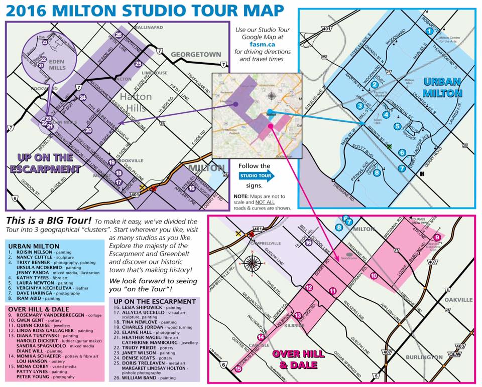 The FASM Studio Tour is this weekend... hope to see you there fasm.ca