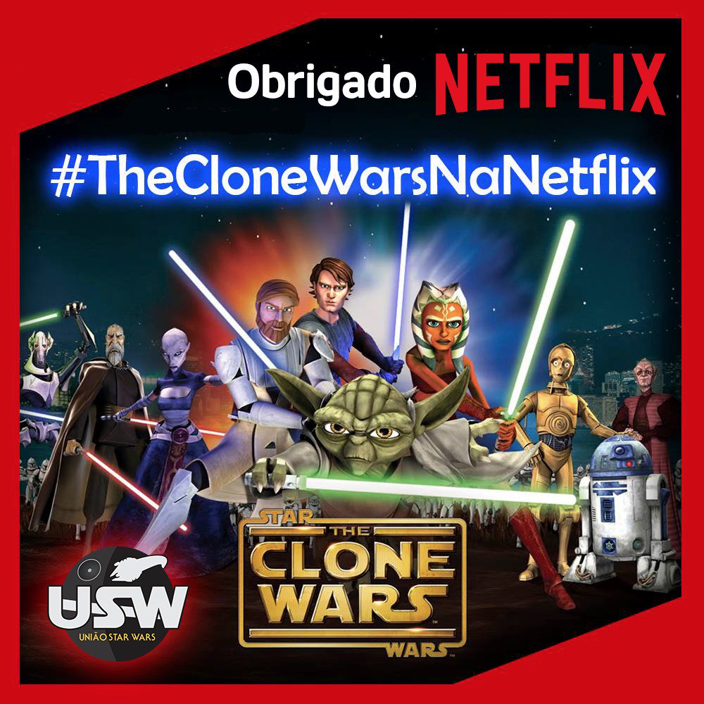 União Star Wars | Kenobi Friday (@uniaostarwars) on Twitter photo A <a href="/NetflixBrasil/">netflixbrasil</a> ouviu as preces da <a href="/UniaoStarWars/">União Star Wars | Kenobi Friday</a> : A campanha #TheCloneWarsNaNetflix deu resultados! A <a href="/NetflixBrasil/">netflixbrasil</a> ouviu as preces da <a href="/UniaoStarWars/">União Star Wars | Kenobi Friday</a> : A campanha #TheCloneWarsNaNetflix deu resultados!