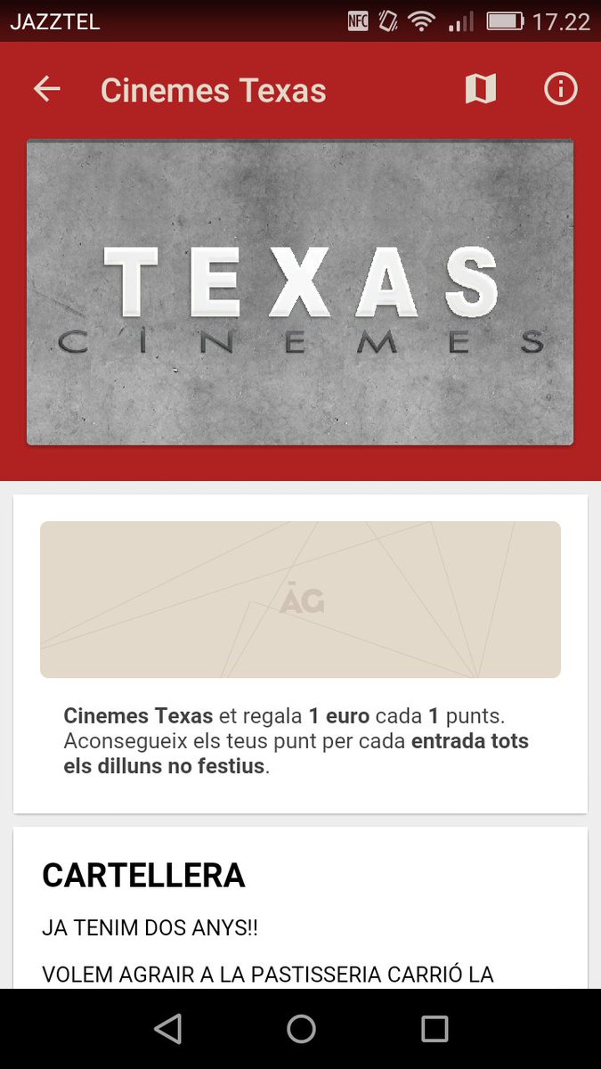 agora_gracia's tweet photo. @CineTexas2014 + @agora_gracia + 2 euros = dilluns perfecte. Tots els dilluns, el Texas, per només 2€!! #agoragracia #cinema #cultura #app https://t.co/nJPFwYp2Qb