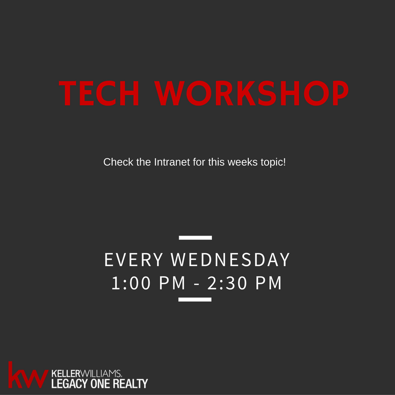 KWLegacyOne's tweet photo. Join us every #Wednesday from 1PM - 2:30PM. Check the Intranet for this weeks topic! =)

#KWLO #TechWorkshop https://t.co/TLYrN0jy3I