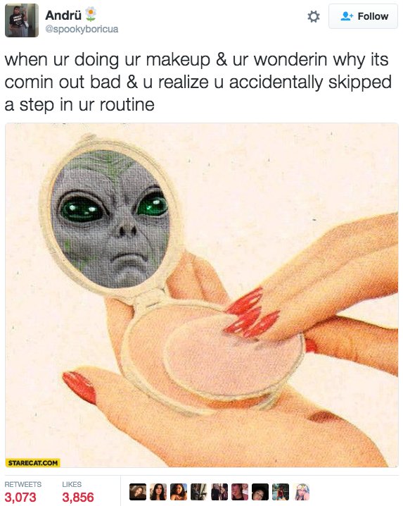 BuzzFeed's tweet image. 26 pictures that prove makeup addicts are the funniest people on the internet bzfd.it/2de4Rwf