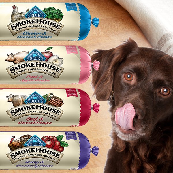 blue buffalo blue smokehouse gourmet sausages