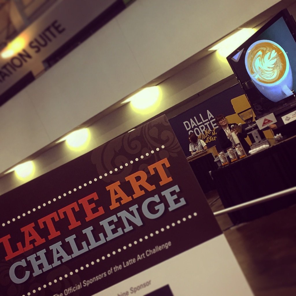 kduganconexsys's tweet photo. Looking forward to another day of competitors at the Latte Art Challenge! #CoffeeTeaShow @CoffeeTeaShow https://t.co/coaFj5Kfpf