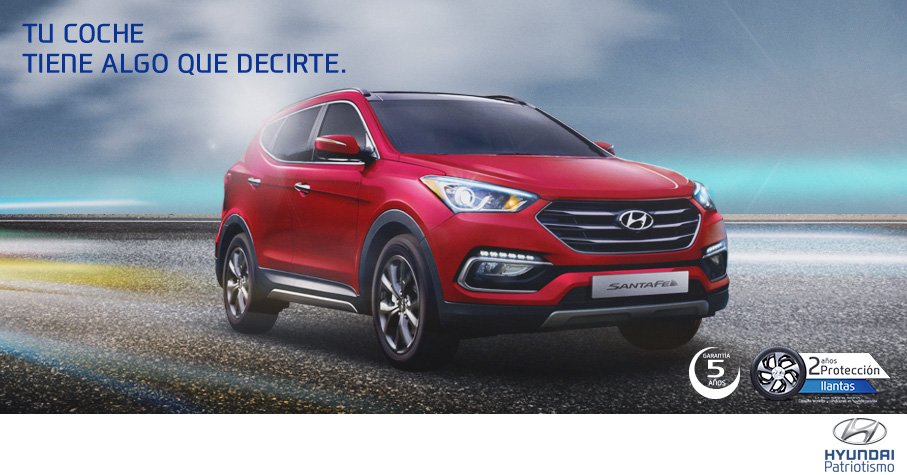 Hyundai_Pat's tweet photo. #HyundaiSantaFe Sport 2.0T 2017 está lista para llevarte más allá del límite. Agenda prueba de manejo: https://t.co/akMe8MTE0I 
#FelizLunes https://t.co/USoWt7jFHI