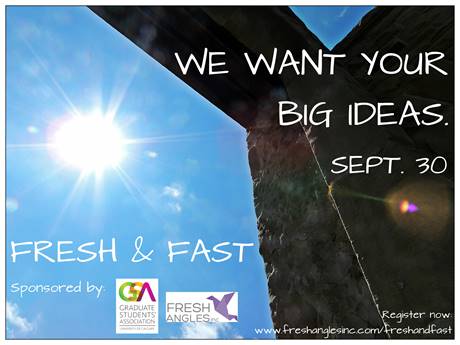 GSACalgary's tweet photo. Register for Fresh &amp; Fast - a creative problem solving competition this Friday! https://t.co/GDMxbDycFL #GetInvolvedGSA https://t.co/AyUdxYvyFE