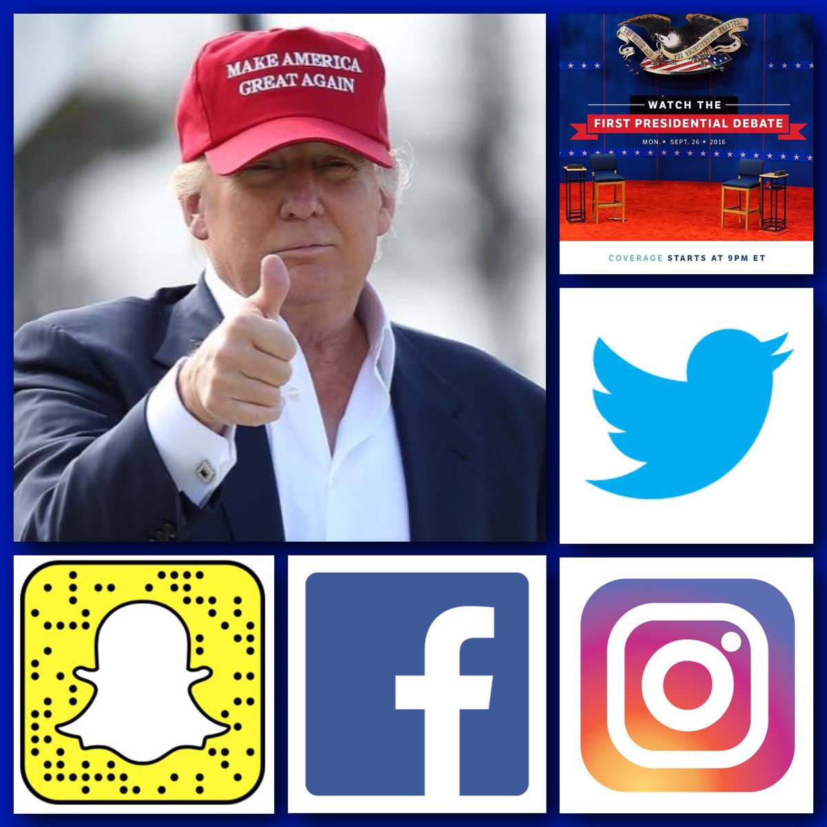 Join <a href="/realDonaldTrump/">Donald J. Trump</a> on his official social media platforms during tonight's debate ~ as <a href="/TeamTrump/">Team Trump (Text TRUMP to 88022)</a> manages rapid response. #DebateNight