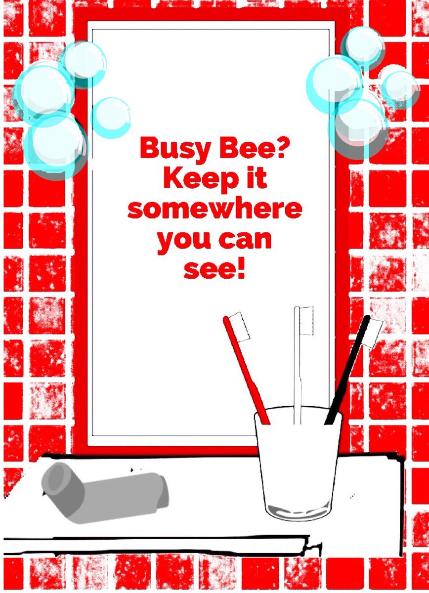 CHAHAsthma's tweet photo. Using your preventer daily means you're less likely to need your reliever #Ways2Remember https://t.co/xkGszWEKpy