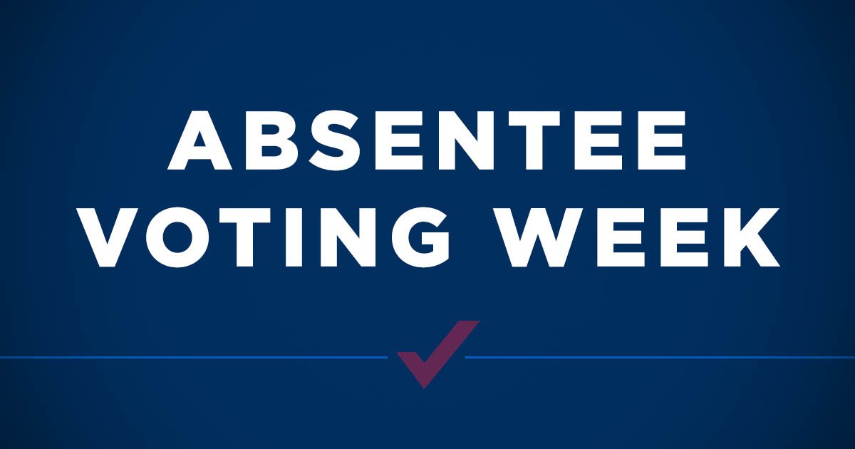 #Absentee #Voting Week starts today! Find your State deadline &amp; A's to your Q's at FVAP.gov.