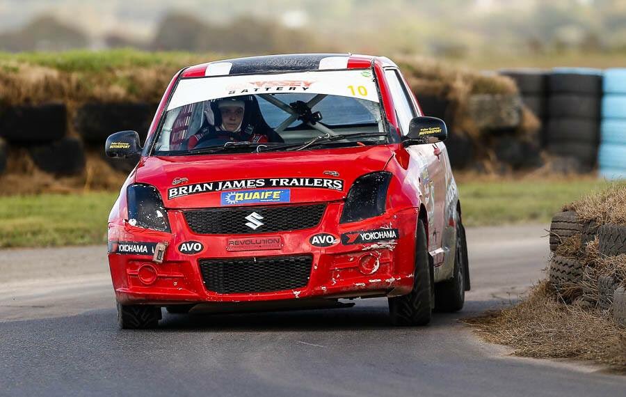 SwiftRallycross's tweet photo. Win for @sam_jones2001 @PembreyCircuit extends lead in @MSAUK @BritishRallyx Swift #junior #rallycross Championship! 🏆 https://t.co/CSm20HnXDf