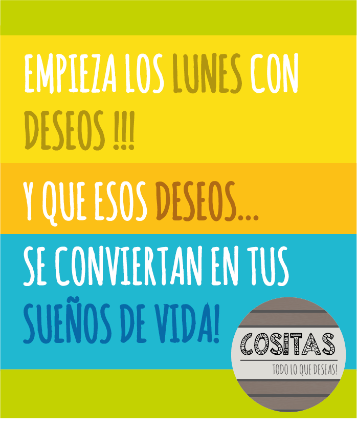 Que cada día valga por sonrisas, deseos y alegrías 😊😉💪🏻 #felizlunes #felizvida #cositasoficial #behappy #smile #dreams #lunes