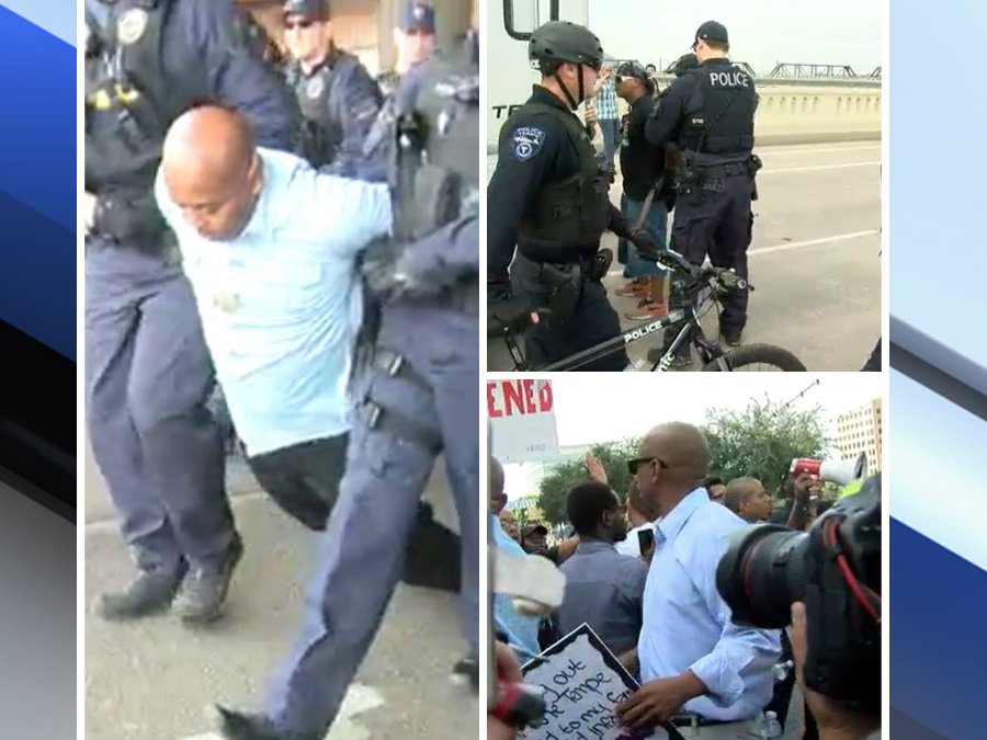 LATEST: 4 people arrested during Mill Avenue protest over death of Dalvin Hollins in Tempe.