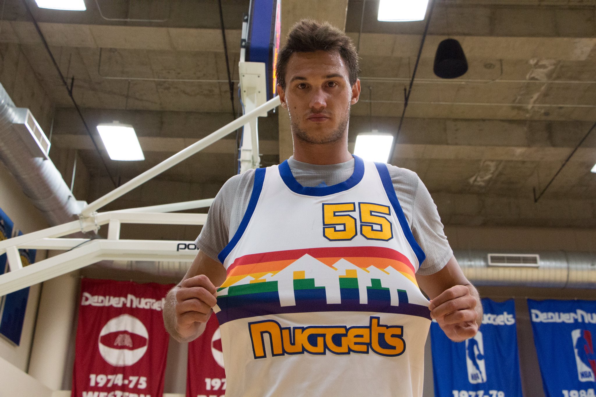 nuggets rainbow skyline jersey